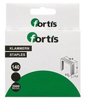Fortis 6mm Heavy Duty Staples Box of 2000 Type 140