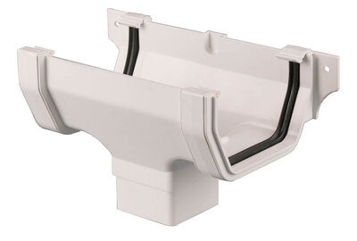 114mm Squarestyle Running Outlet Arctic White