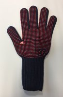 Polyester Chill Liner Glove with PVC Dots - Blue XL