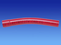 Red ESB Ducting Bend x 22 Degree 125mm (5inch)