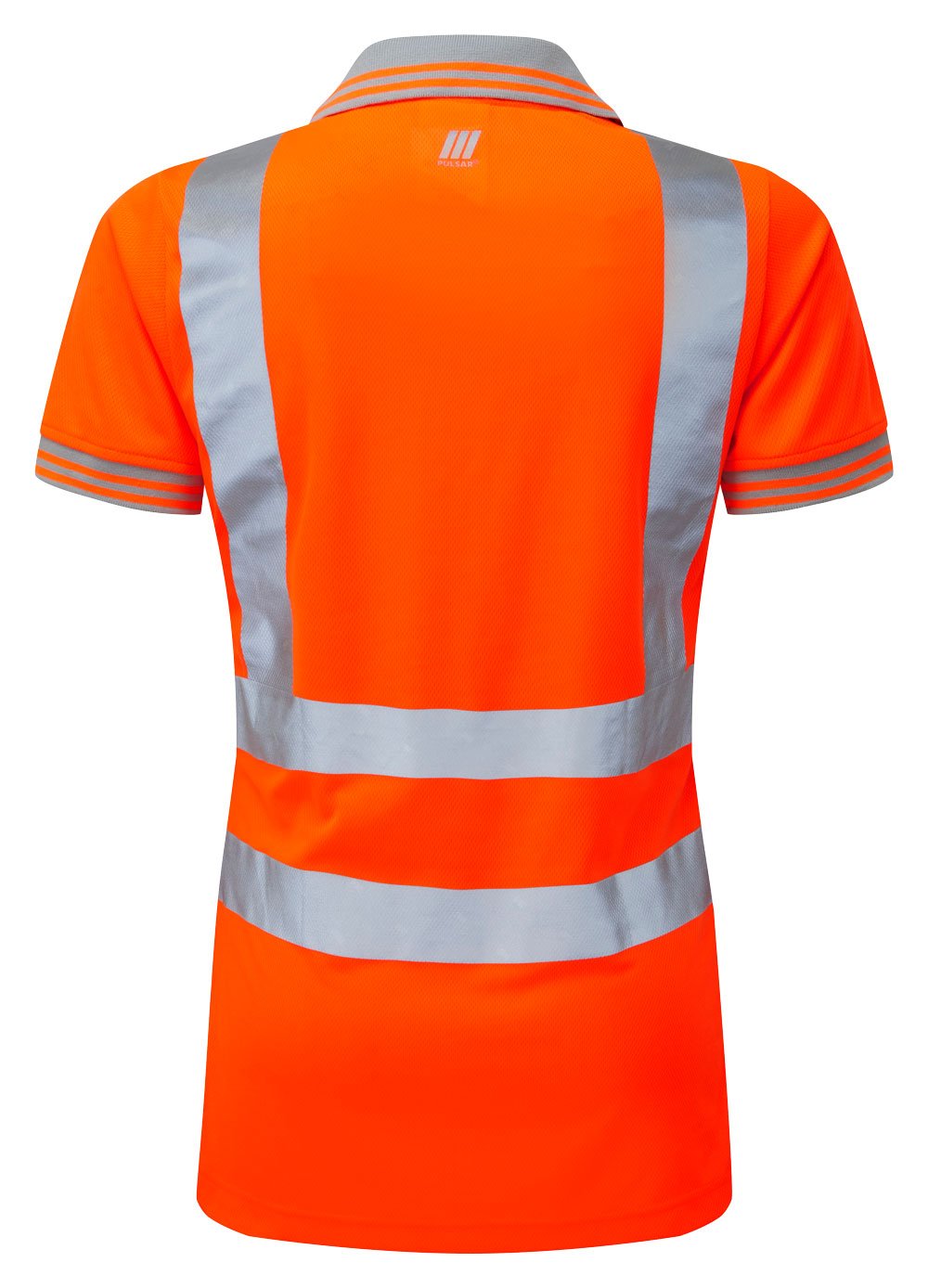 PULSAR&reg; Protect Women's Short Sleeve Polo Shirt Orange - Recycled Content