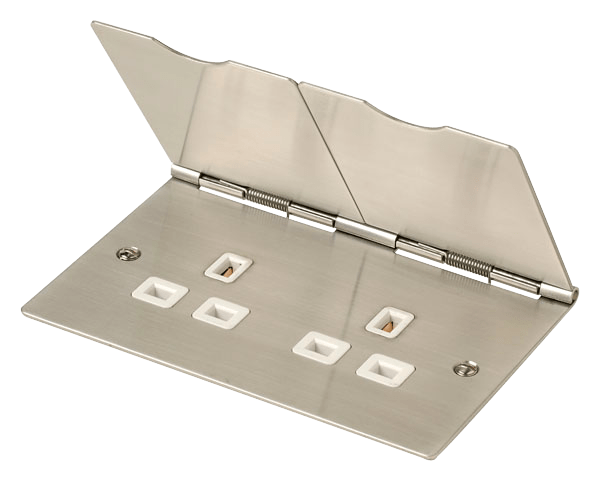 Click 2G Floor Socket Stainless Steel FS032SS