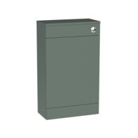 Tucker French Dorking 500mm Square Edge Back To Wall WC Unit Matt Sage Green