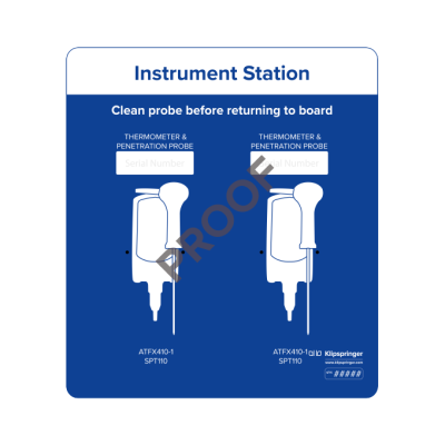 Instrument station for 2x instruments