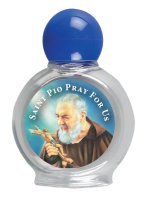 Holy Water Bottle/Plastic/Saint Pio   (31106)