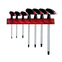 Hex Key Set T Handle 7Pc Af Wall Rack