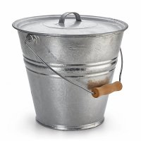 28CM HIGH TEMPERATURE (400&deg;C) ASH BUCKET & LID