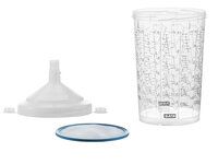 SATA RPS 0.9 l, 125 µm flat sieve [packing unit 40 pieces]