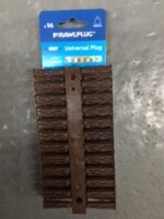 68-560 R-UI-BRN-96-C 7X30MM BOX10 CLIPS X 96 PLUGS