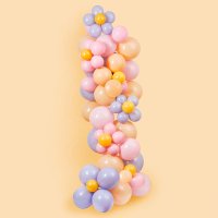 Flower Power Balloon Arch Kit - Pack of 60