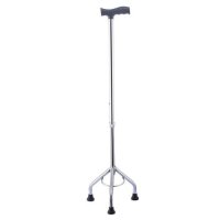 Lightweight, durable walking stick with a practical and stable tripod mouthpiece.
