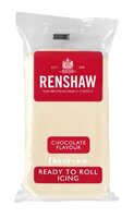 red packet of renshaw ready to roll icing white chocolate flavour