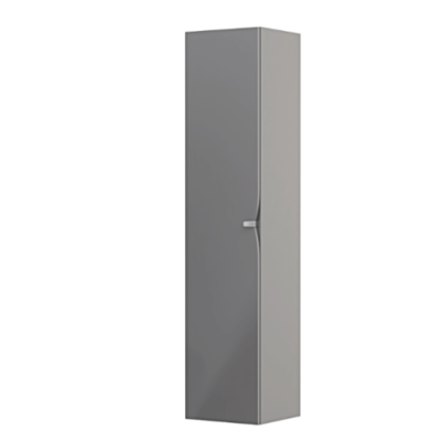 Serra 35cm Tall Boy Wall Cabinet - Warm Grey