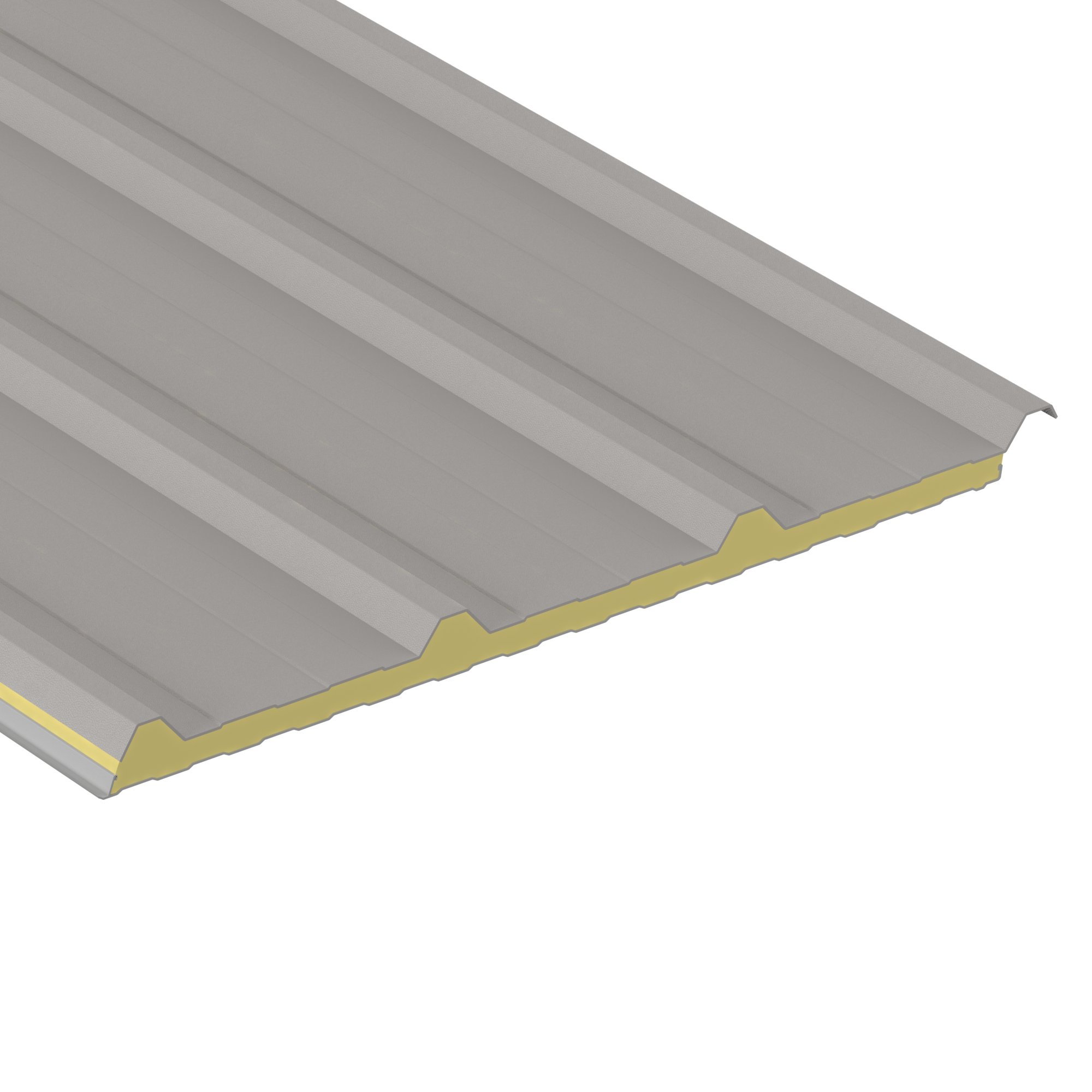 Buy 30mm Thick Insulated Panel Trisomet 333 Profile Goosewing Grey 6