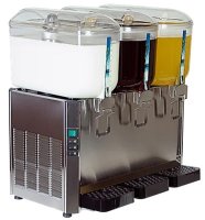 Tefcold Counter Top Juice Dispenser 3 x 12Ltr Stainless Steel