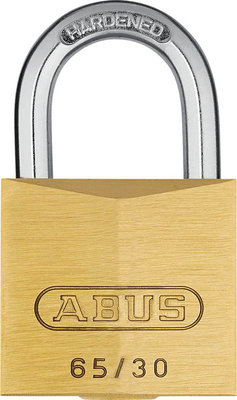 Abus 65 Brass Padlock 30mm
