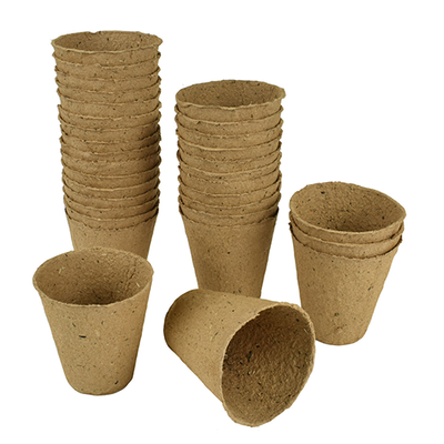 Grow It 6cm Round Fibre Pots (96 Pack)