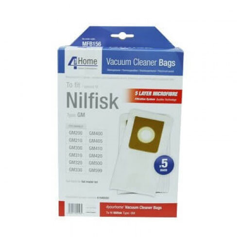 Nilfisk Microfibre Bags GM200 x 5