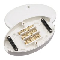 60A JUNCTION BOX 3 TERMINAL WHITE