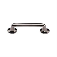 C0376-96-PNF - Heritage Brass Cabinet Pull Traditional Design 96mm CTC Polished Nickel Finish