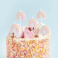 Enchanted Rainbow Candles - Pack of 5