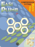 Easi Plumb 5 Pce 10mm Nuts 678A