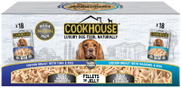 COOKHOUSE Luxury Dog Pouch Fillets in Jelly Chicken & Fish Mixed Variety 36pk x 1