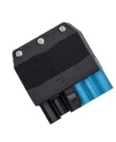 Metway 6-Pole Black/Blue Plug C/W Black Hook Cover