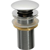 Basin Clicker Waste Unslotted Chrome CB101