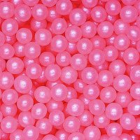 Pearlised Sugar Balls Pink - 4mm