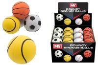 Bouncy Sponge Balls CDU of 24