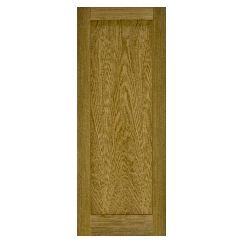 D105 44mm Contract 1 Panel Oak Varnished