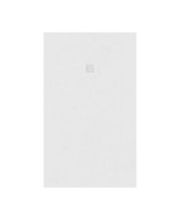 SLATE WHITE 1500X900MM RECTANGULAR SHOWER TRAY & WASTE