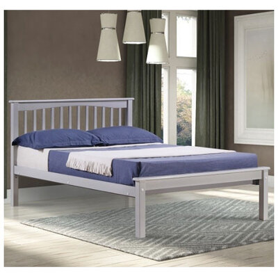 Sandra 4'6" Grey Bedframe
