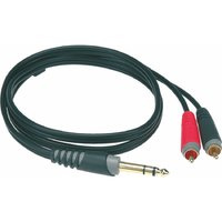 Klotz AY3 lightweight pro y-cable jack 6,35 mm - 2 x RCA plug