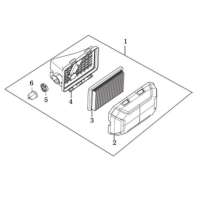 Loncin 1P65FE-2 - Air Filter Complete