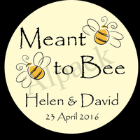 MEANT TO BEE LABEL