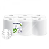 Lucart Eco Centrefeeed Roll White 1Ply 300m x 6 rolls