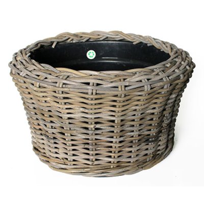 Drypot Rattan D54 H34cm - Grey