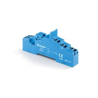 95.P3SPA Finder 95 Series 1P Blue Din Rail Socket Push In Terminals