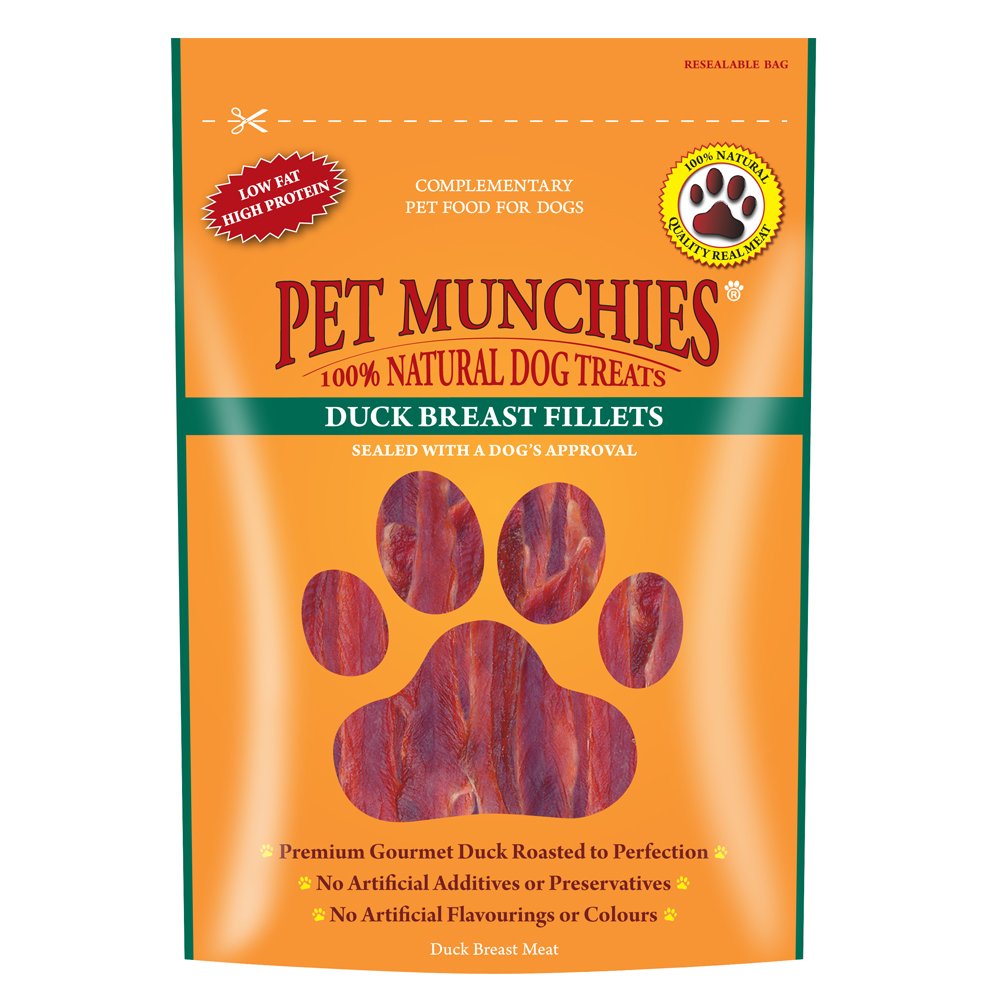 Pet Munchies Duck Fillet Dog Treat 8x80gm