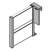 CLIP on Lateral Divider for Metallic Grey Cross Divider for INTIVO/ANTARO High Fronted pull out