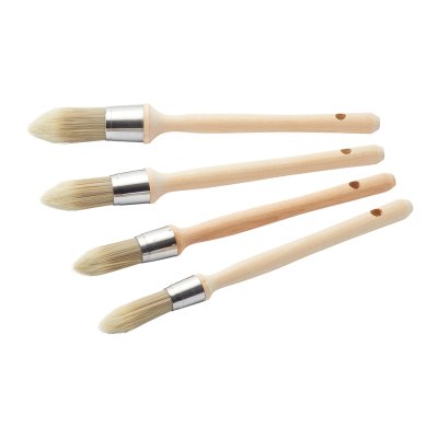 ProDec 4 pc Pointed Synthetic Sash Brush Set