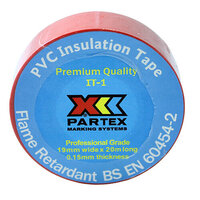 Red PVC Insulating Tape 19mm x 20 Metre