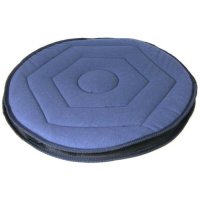 The Swivel Cushion is made from plastic with a smooth turning action.