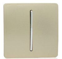 TRENDI 1 GANG 2 WAY SWITCH GOLD
