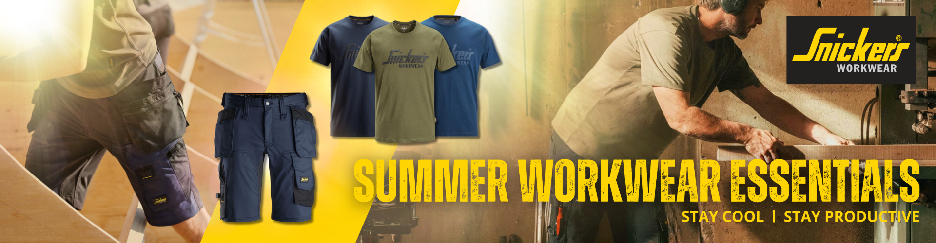Snickers Summer Workwear Essentials