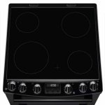 Electrolux 60cm Twin Cavity Freestanding Electric Cooker - Black | LKR655200K