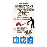 ABC Extinguisher w/Nozzle Instruction