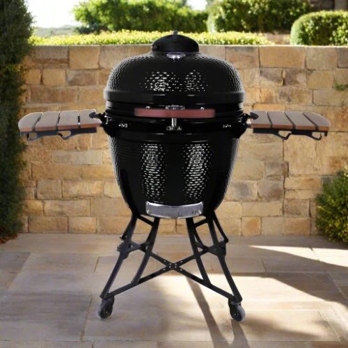 Henley Kamado 24" Charcoal Grill BBQ - Carbon Black 2